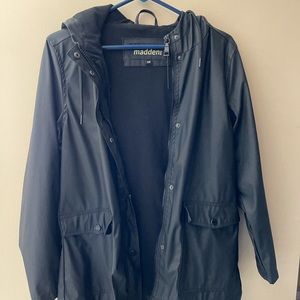 Black Madden NYC rain jacket